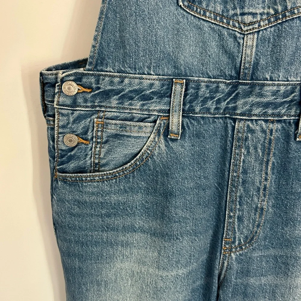 Levi’s Blue Denim Overalls - Picture 4 of 9